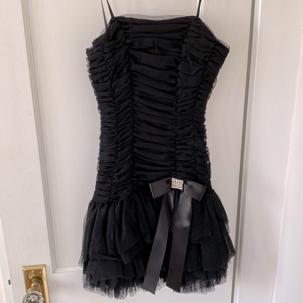 Black Cache cocktail dress